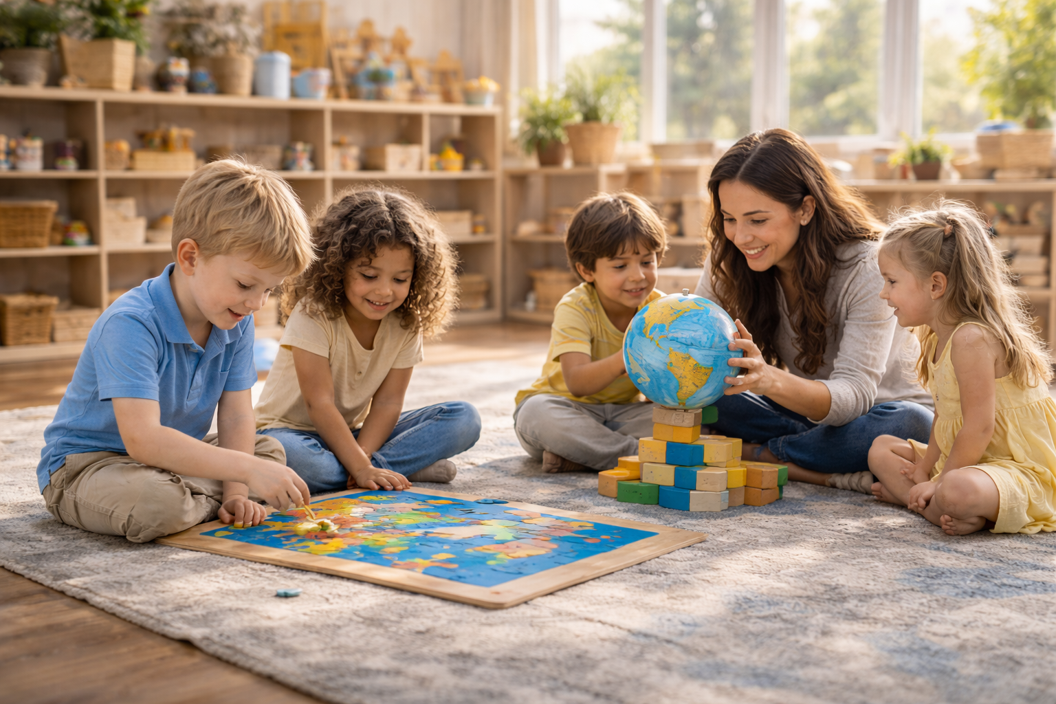 Children learning